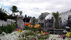 Destination wedding garden.