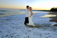 Wedding at the beach.